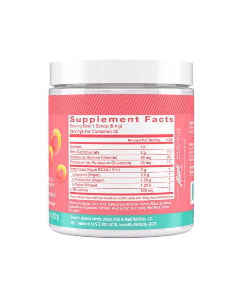 bcaa - sour peach rings