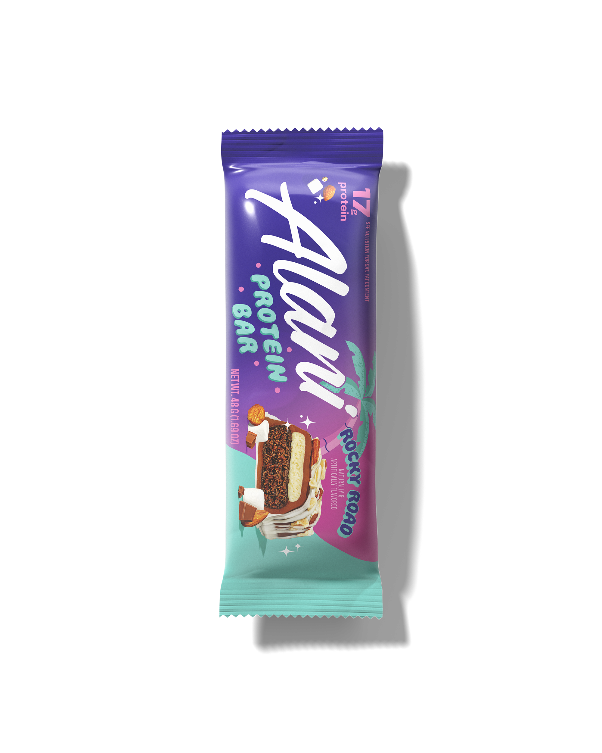 protein bar - rocky road